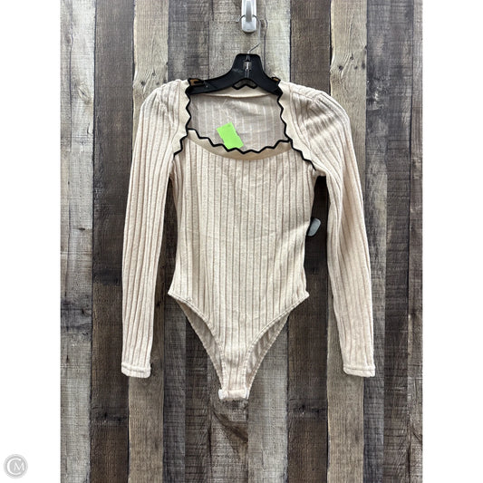 Bodysuit By Shein In Tan, Size: Xs