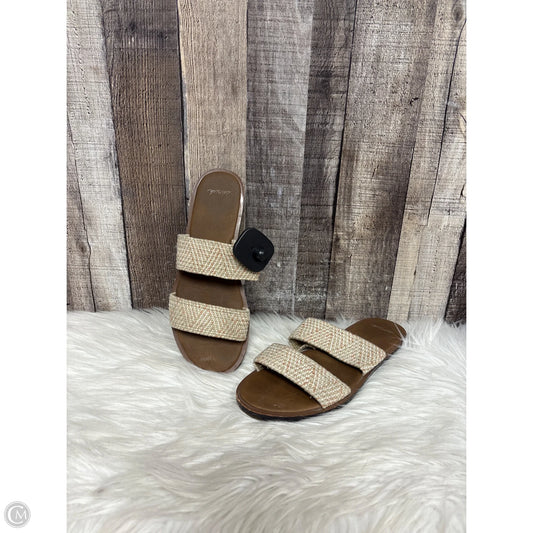 Sandals Flats By Sanuk In Tan, Size: 7