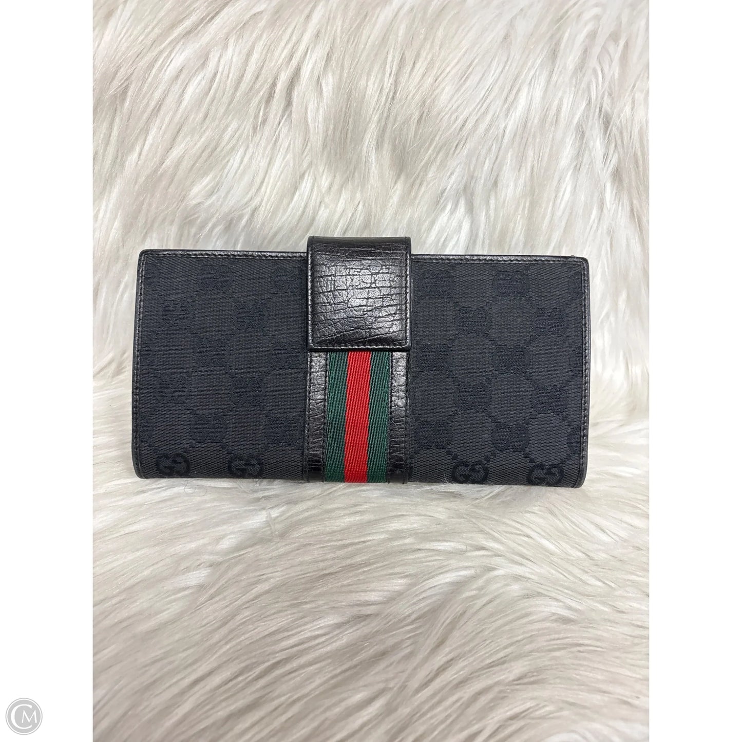 Wallet Luxury Designer By Gucci, Size: Medium