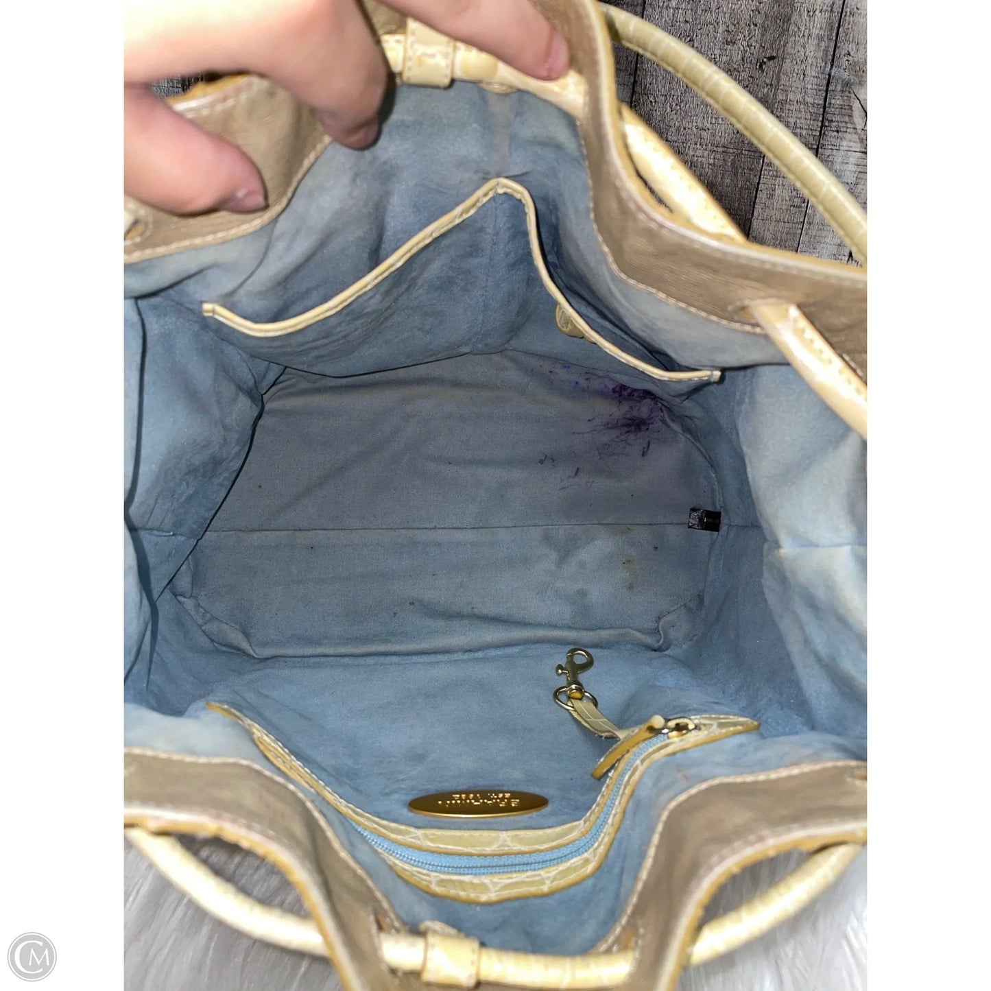 Handbag Designer By Brahmin, Size: Medium