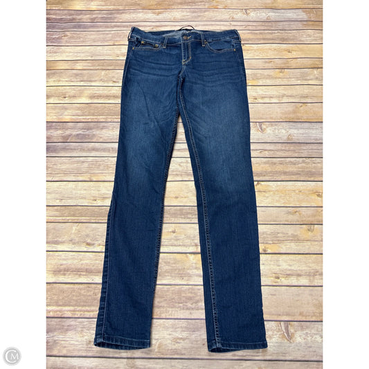 Jeans Skinny By Hollister In Blue Denim, Size: 8l