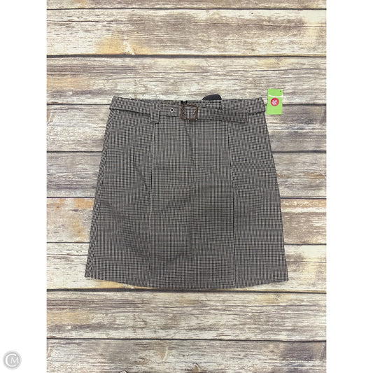 Skirt Mini & Short By Potters Pot In Plaid Pattern, Size: M