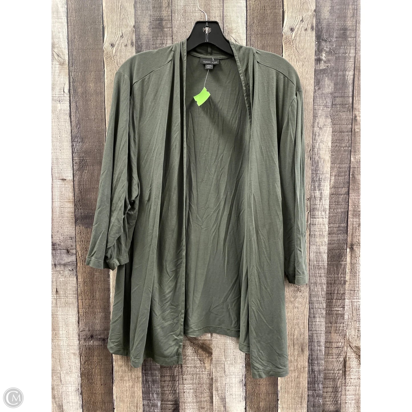 Cardigan By J. Jill In Green, Size: 2x