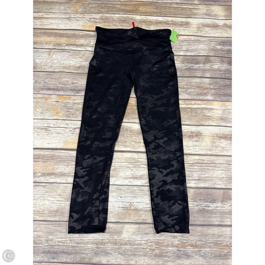 Athletic Leggings By Spanx In Camouflage Print, Size: M