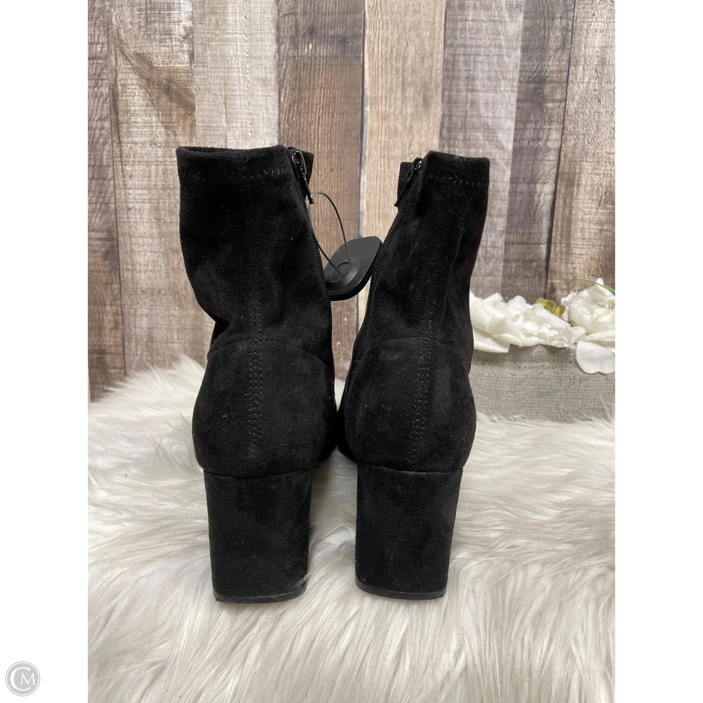 Boots Ankle Heels By Unisa In Black, Size: 10
