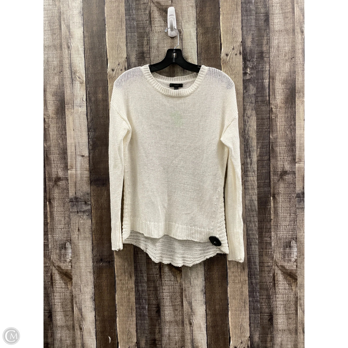 Sweater By J. Crew In White, Size: Xs