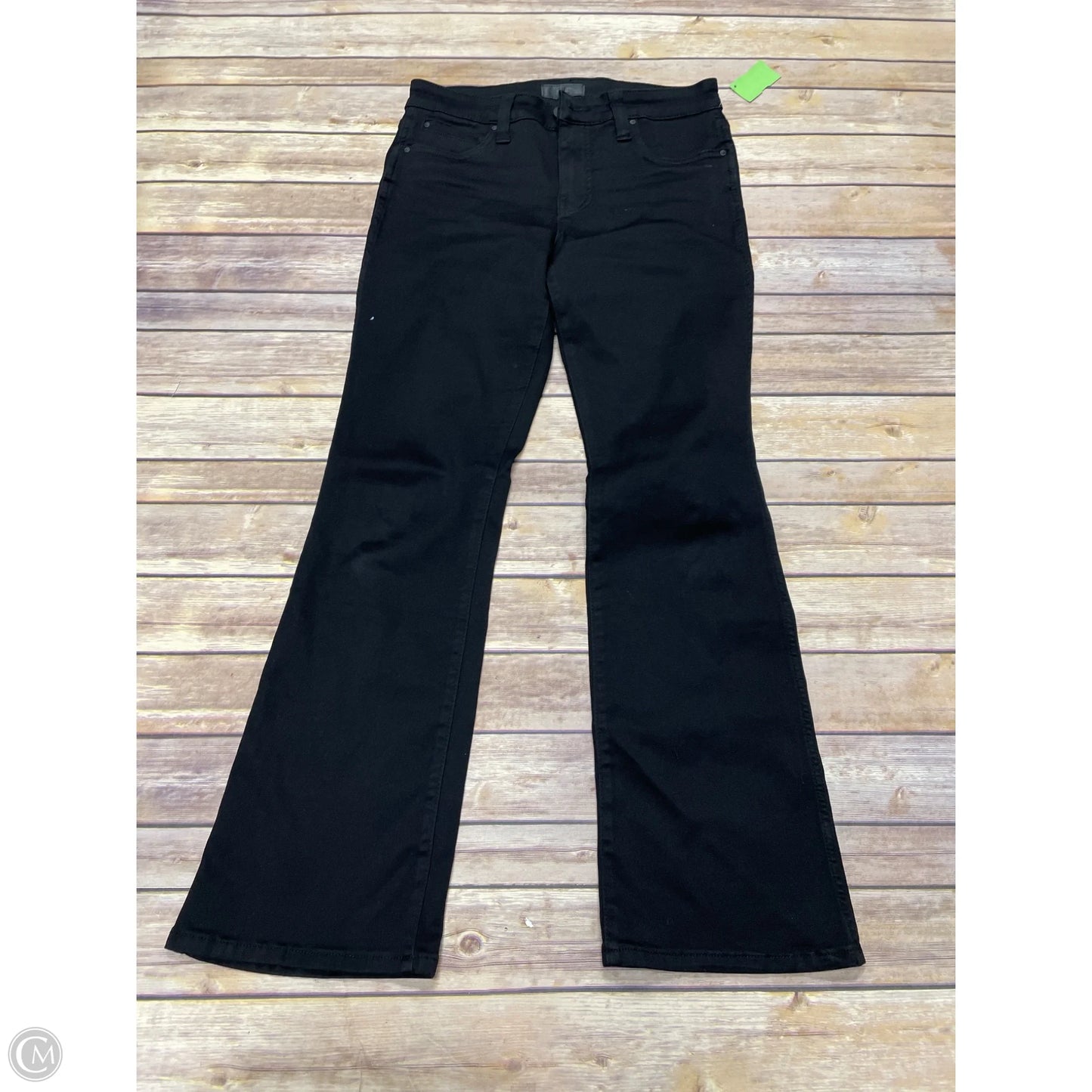 Jeans Flared By Kut In Black, Size: 6p