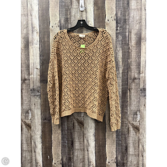 Sweater By Nicole By Nicole Miller In Brown, Size: M
