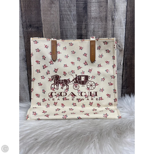 Tote Designer By Coach, Size: Large