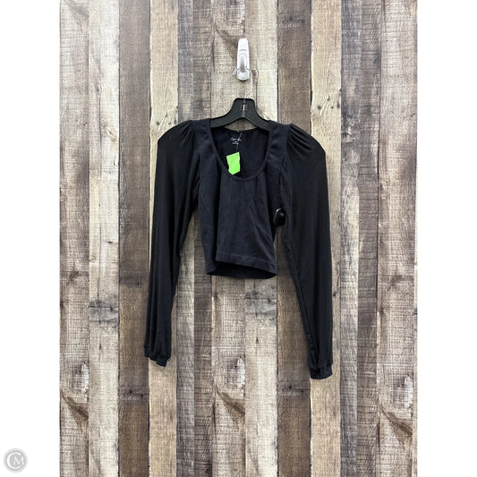 Top Long Sleeve By Cme In Black, Size: S