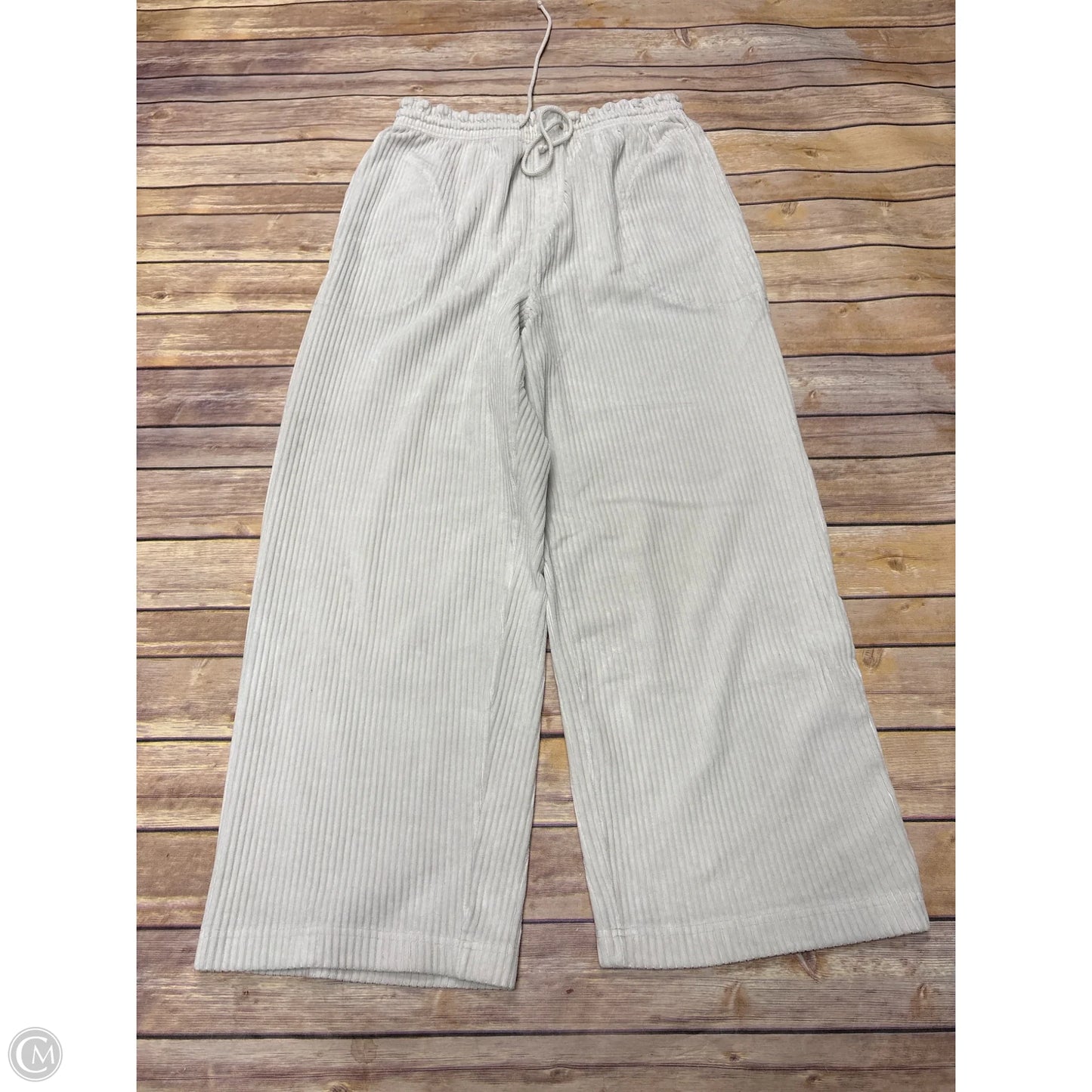 Pants Corduroy By Madewell In Ivory, Size: L