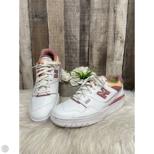 Shoes Athletic By New Balance In Pink & White, Size: 10