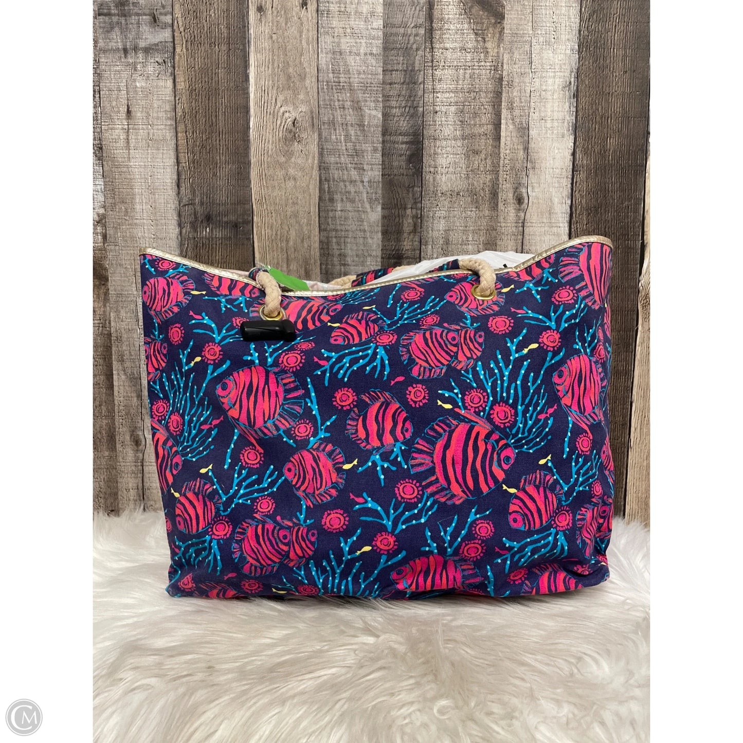 Tote Designer By Lilly Pulitzer, Size: Large