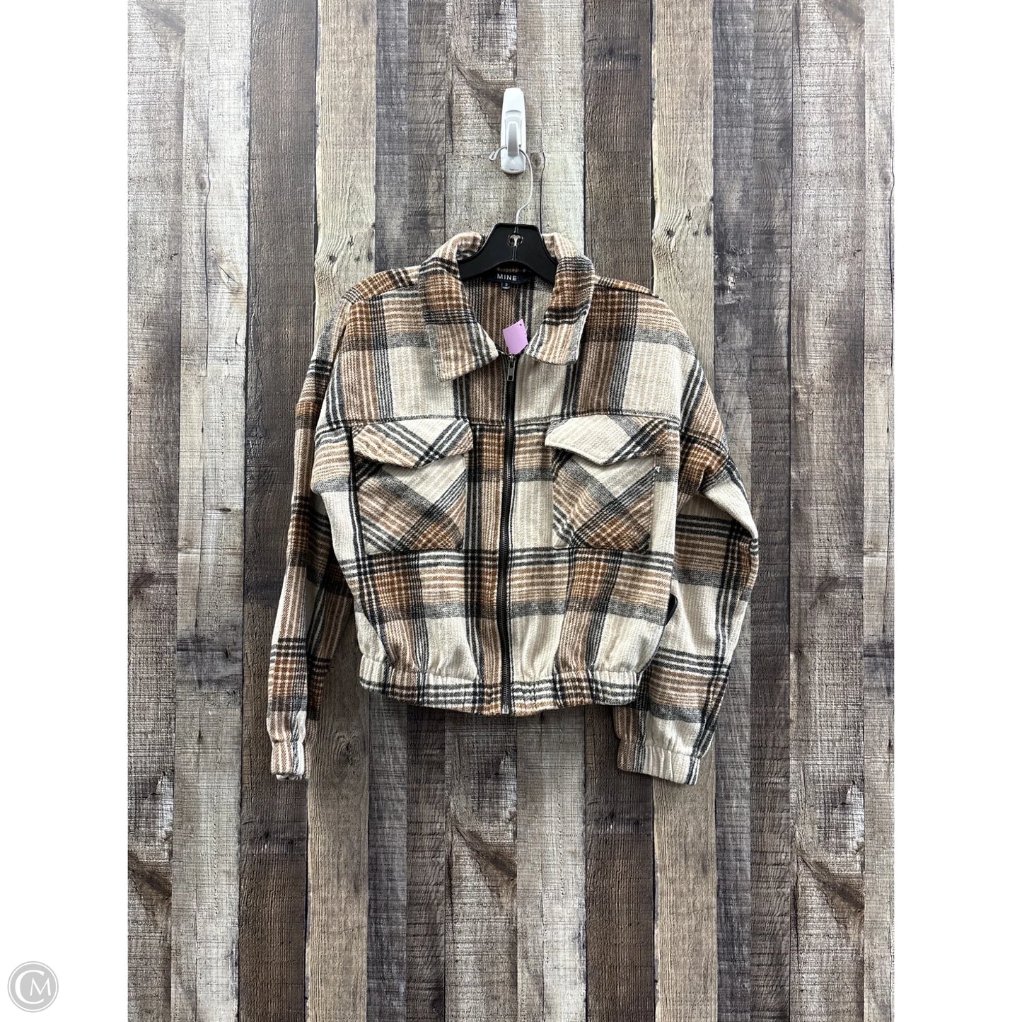 Jacket Other By Mine In Plaid Pattern, Size: S