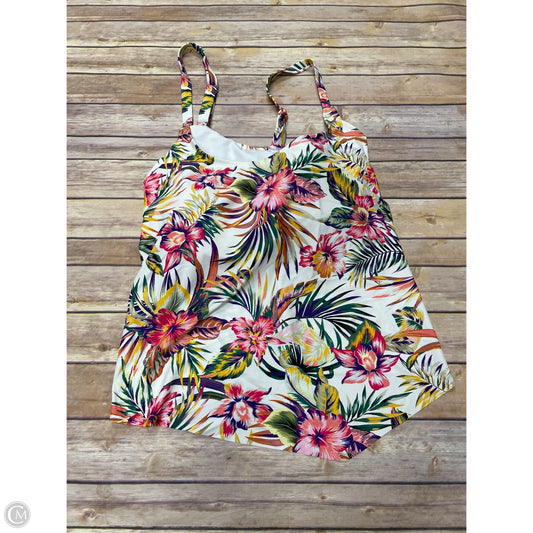 Swimsuit Top By Terra & Sky In Multi-colored, Size: 4x