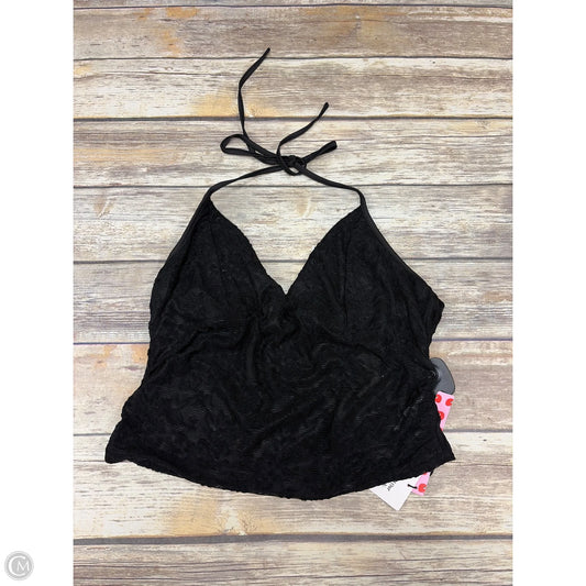 Top Sleeveless By Cider In Black, Size: Xl