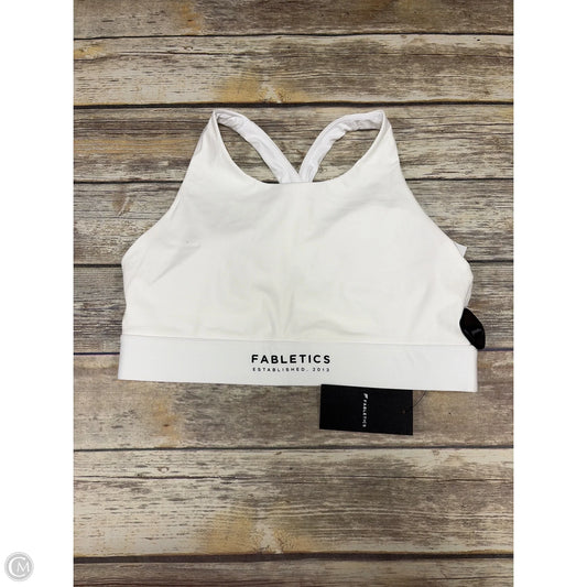 Athletic Tank Top By Fabletics In White, Size: Xl