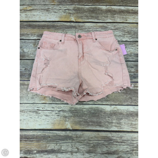 Shorts By Cme In Pink Denim, Size: L