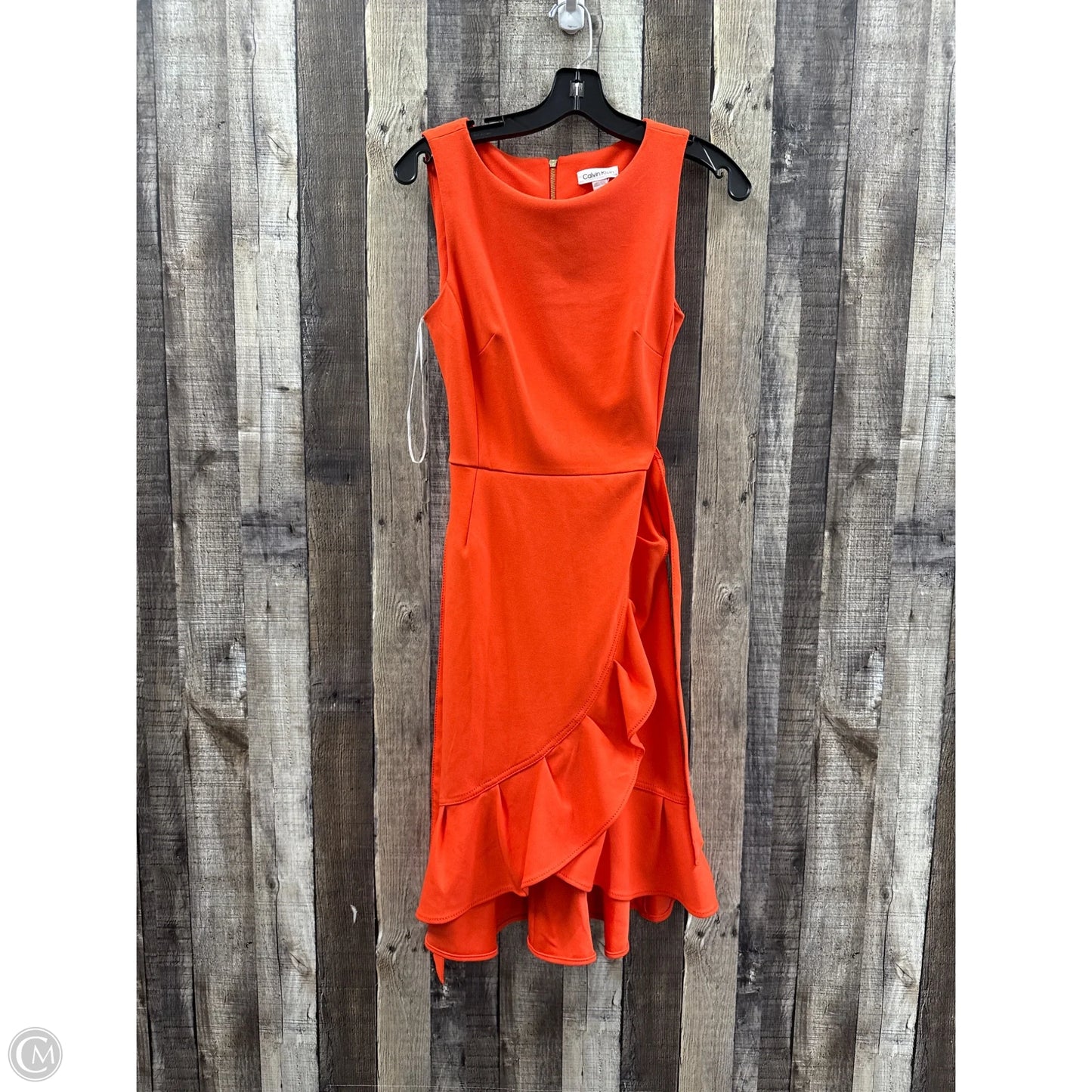 Dress Work By Calvin Klein In Red, Size: S