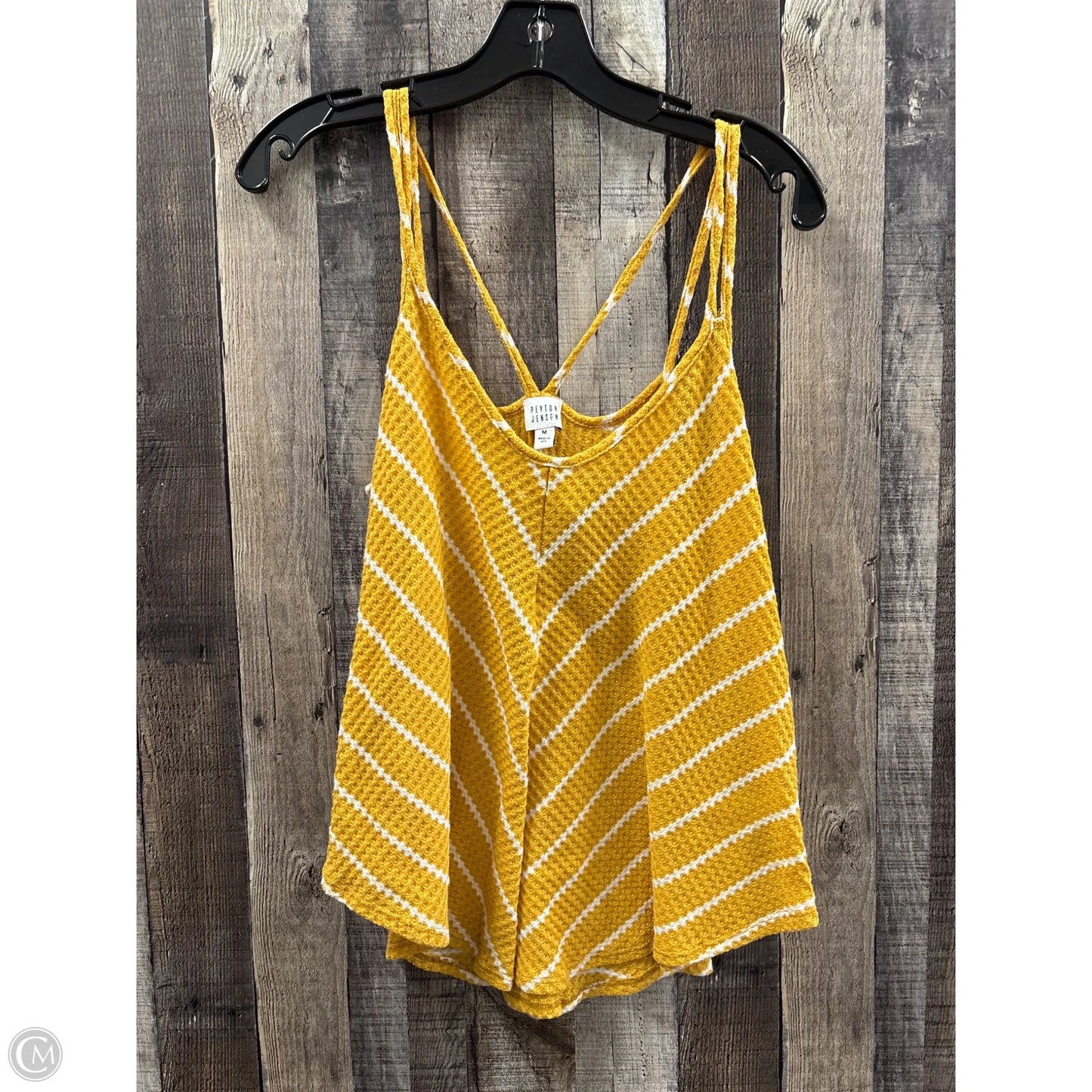 Top Sleeveless By Peyton Jensen In Yellow, Size: M