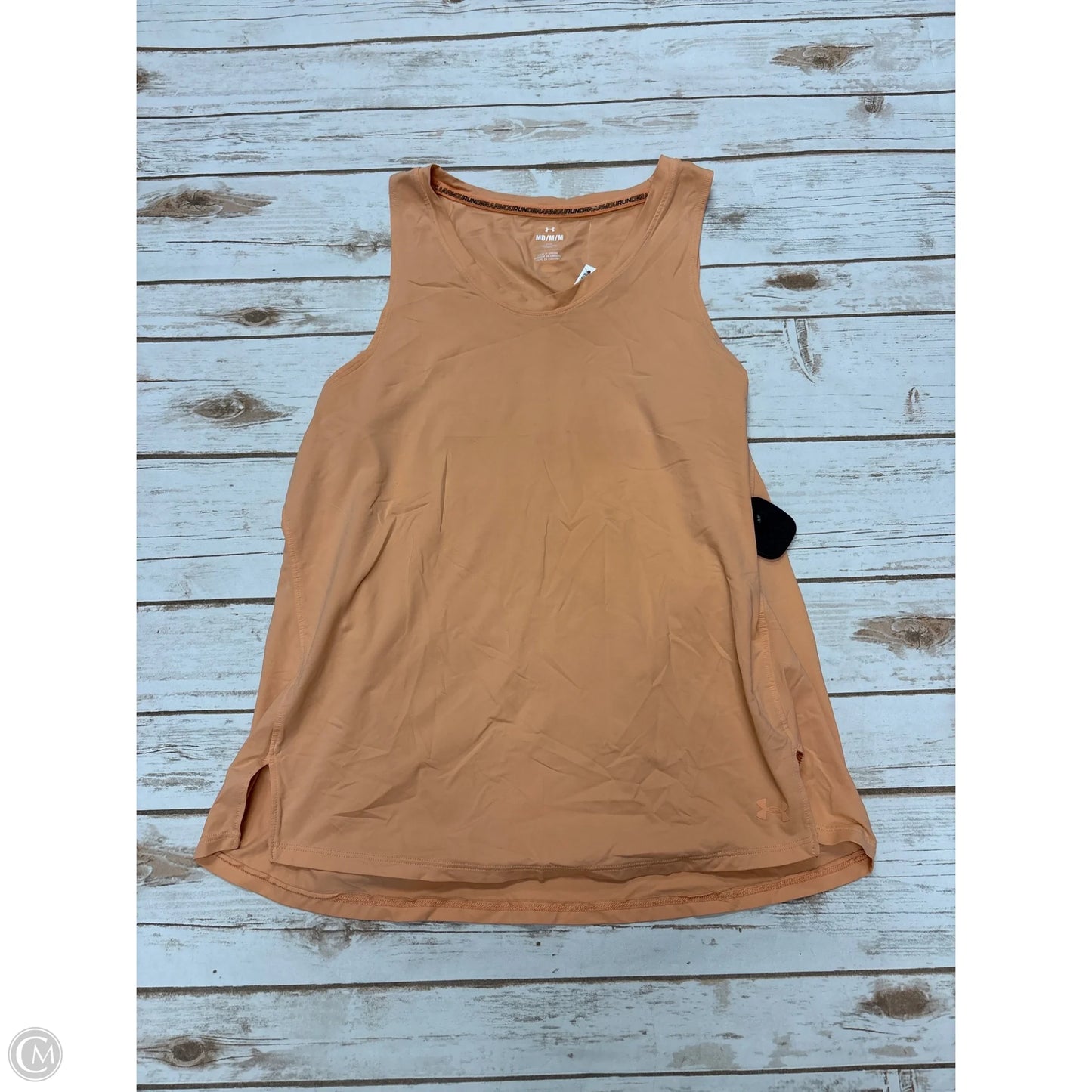 Athletic Tank Top By Under Armour In Orange, Size: M