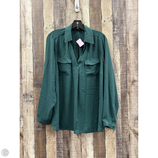 Top 3/4 Sleeve By 41 Hawthorn In Green, Size: 1x