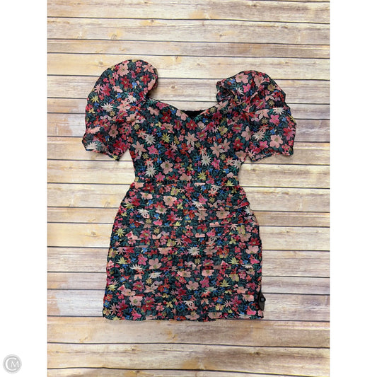 Dress Party Short By Cme In Floral Print, Size: S