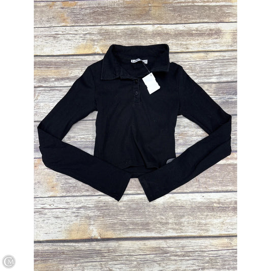 Top Long Sleeve By Cme In Black, Size: Xxs