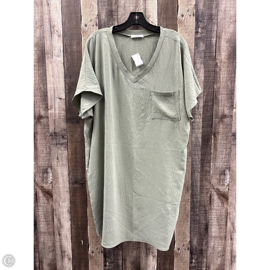 Dress Casual Short By Cherish In Green, Size: Xl
