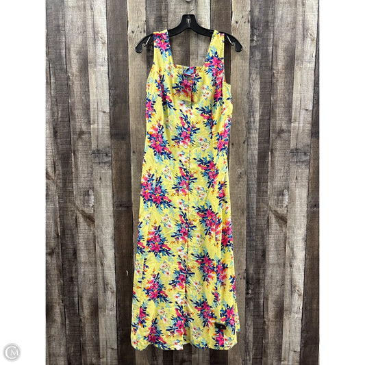 Dress Casual Maxi By Koret In Floral Print, Size: M