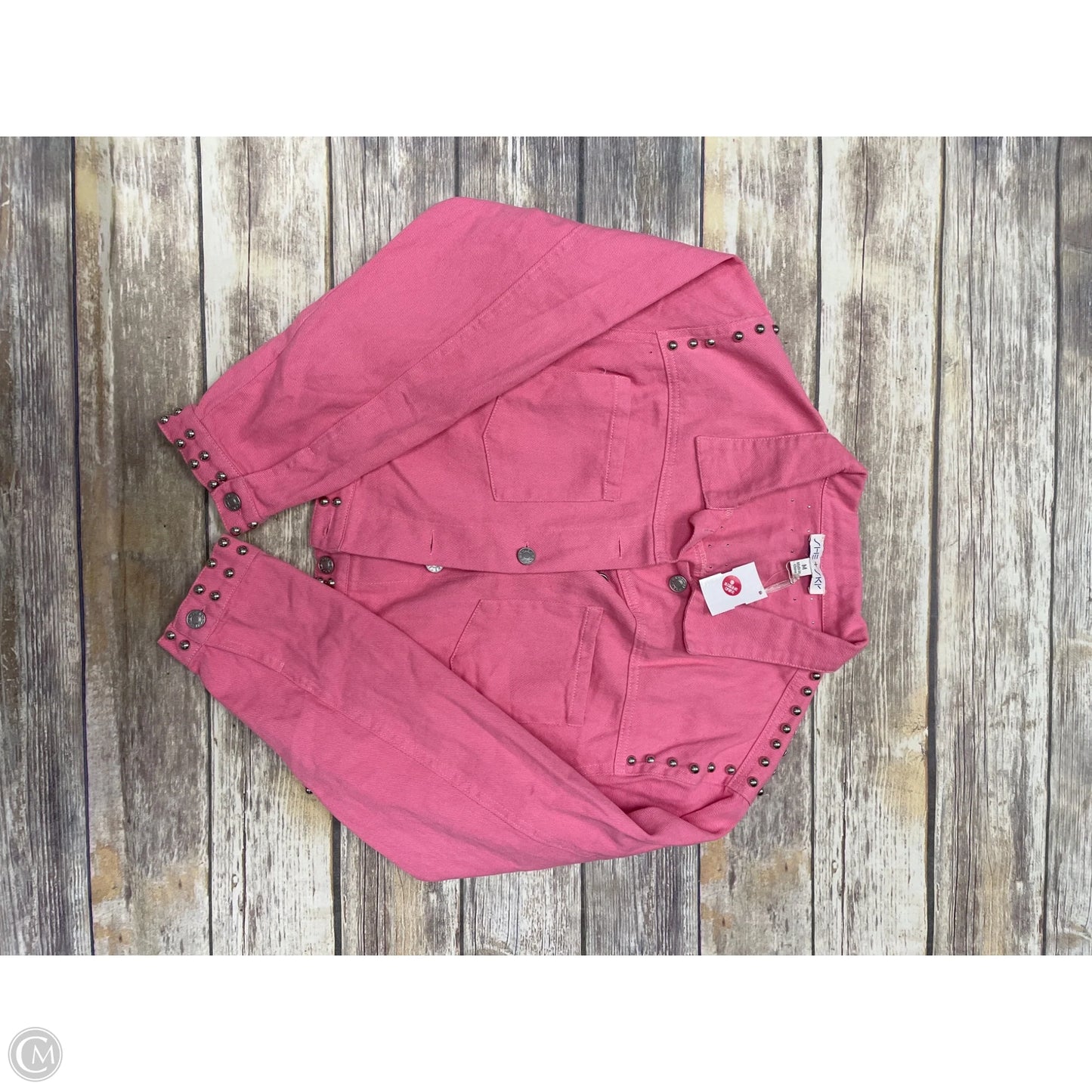 Jacket Denim By She + Sky In Pink, Size: M