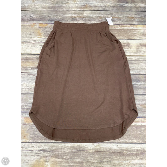 Skirt Mini & Short By Zenana In Brown, Size: M