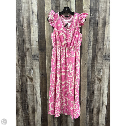 Dress Casual Maxi By Cme In Pink, Size: L