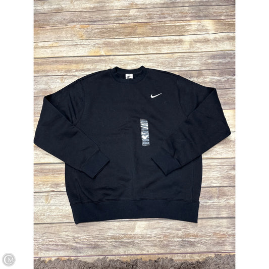 Sweatshirt Crewneck By Nike In Black, Size: Medium