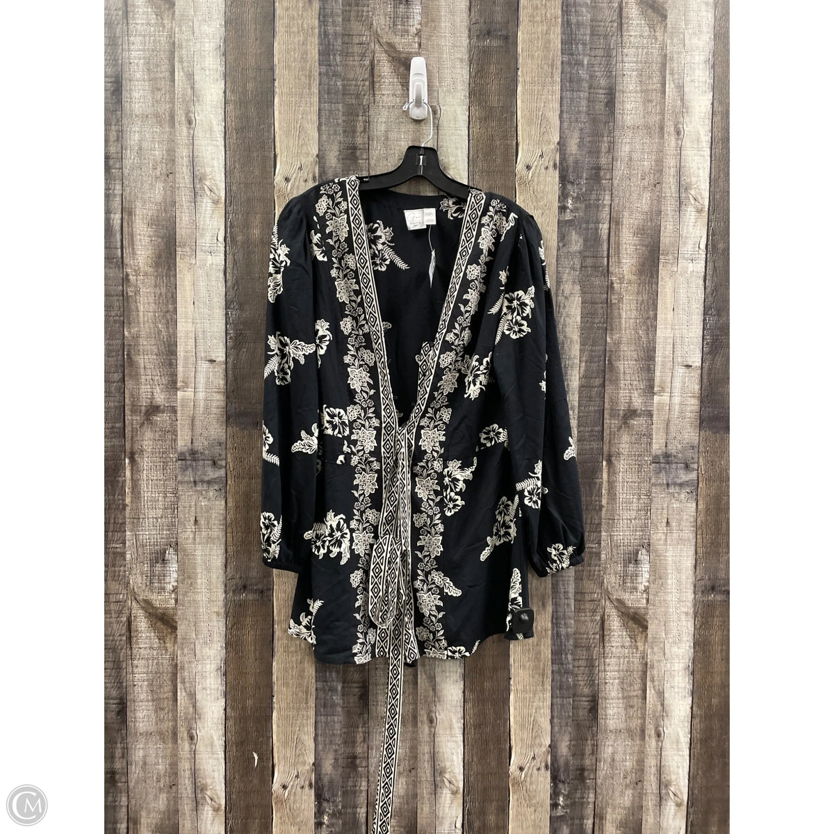 Romper By Japna In Black & White, Size: S