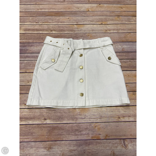Skirt Mini & Short By Future Collective In Cream, Size: 8