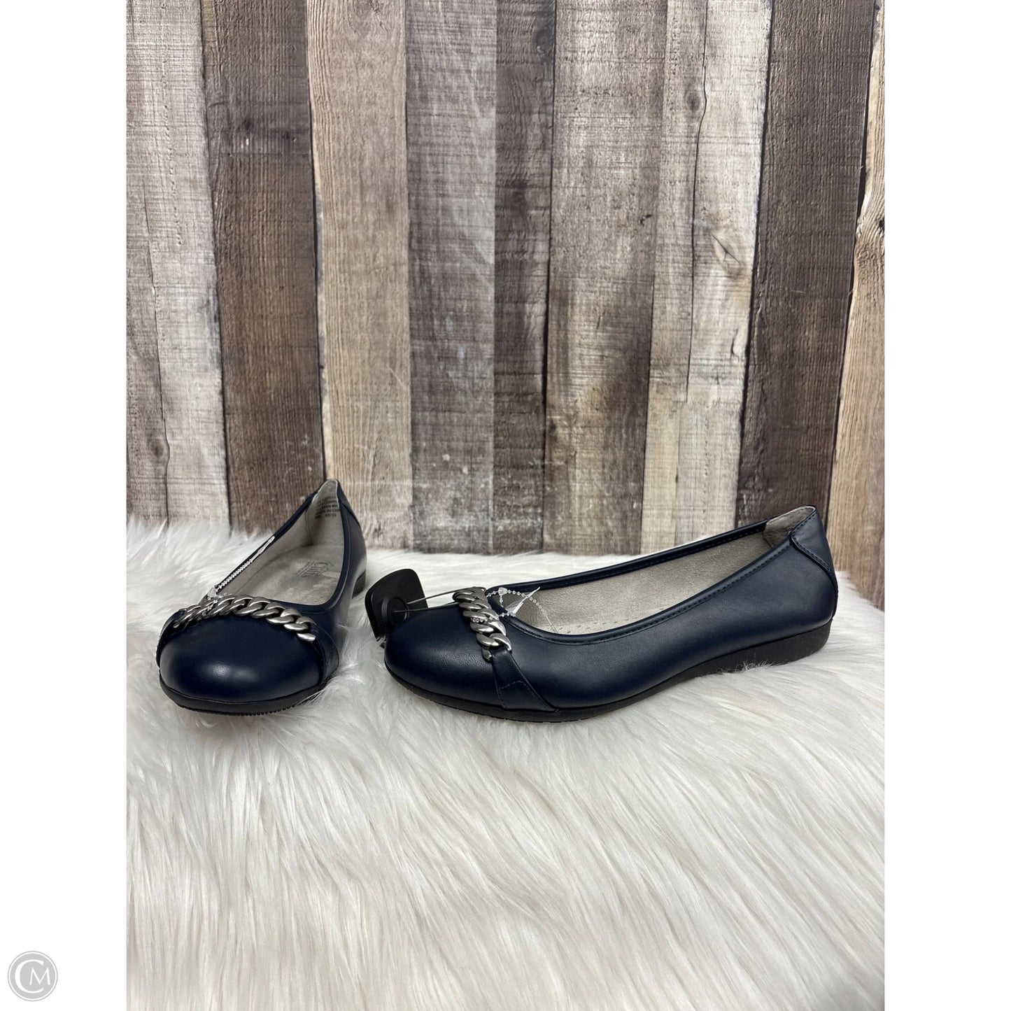 Shoes Flats By Cliffs By White Mountain In Navy, Size: 9