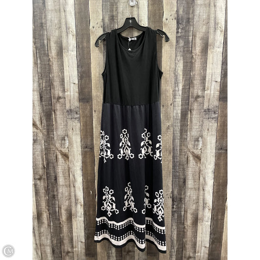 Dress Casual Maxi By Cme In Black & White, Size: M