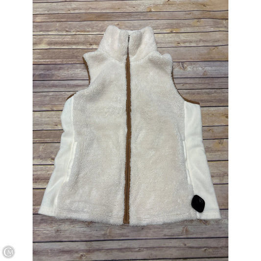 Vest Fleece By Chaps In Cream, Size: L
