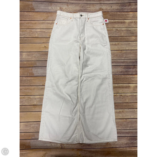Jeans Wide Leg By Cmf In White, Size: 8