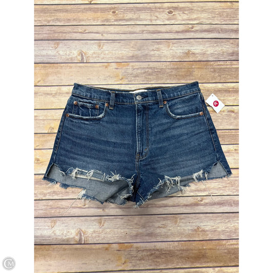 Shorts By Abercrombie And Fitch In Blue Denim, Size: 8