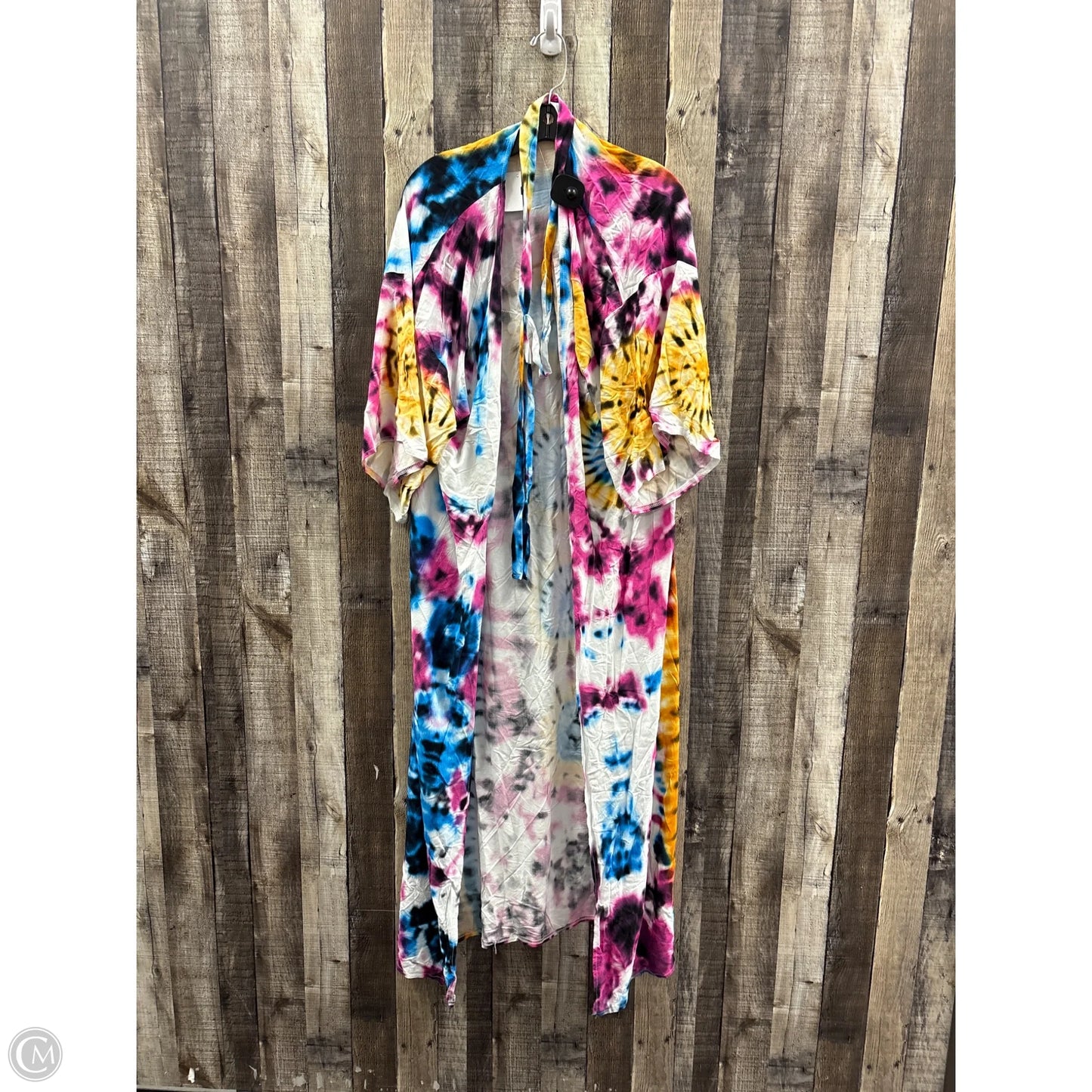 Kimono By Cmf In Tie Dye Print, Size: Osfm