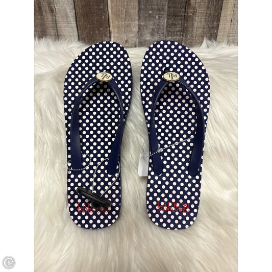 Sandals Flip Flops By Ralph Lauren In Polkadot Pattern, Size: 9
