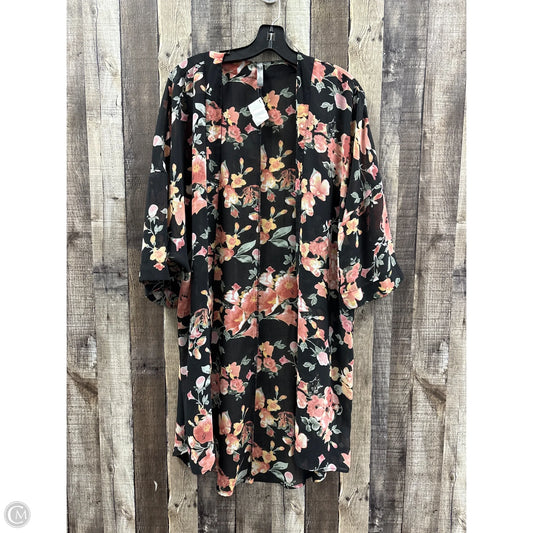 Kimono By Massini In Floral Print, Size: L