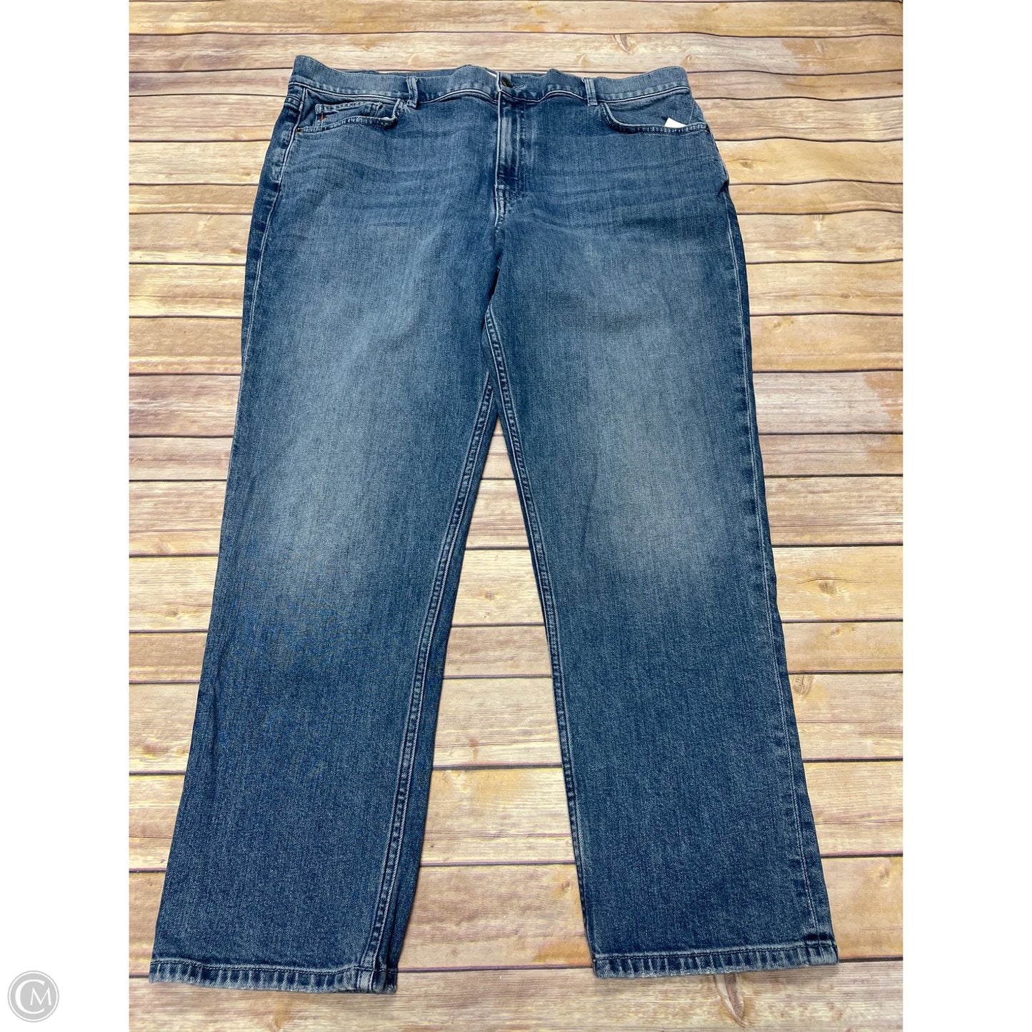 Jeans Designer By Lafayette 148 In Blue Denim, Size: 18