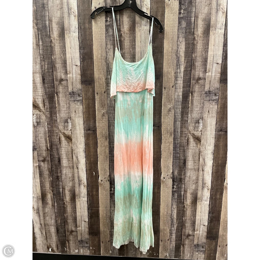 Dress Casual Maxi By Mono B In Tie Dye Print, Size: M