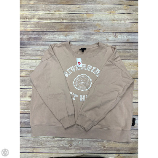 Sweatshirt Crewneck By J. Crew In Pink, Size: L