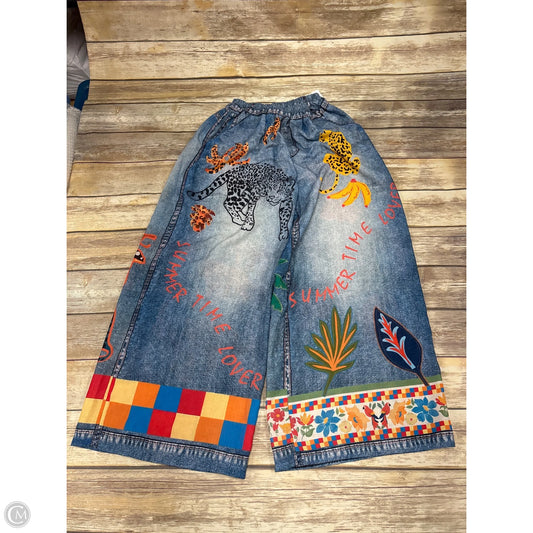 Pants Wide Leg By Cmf In Multi-colored, Size: M