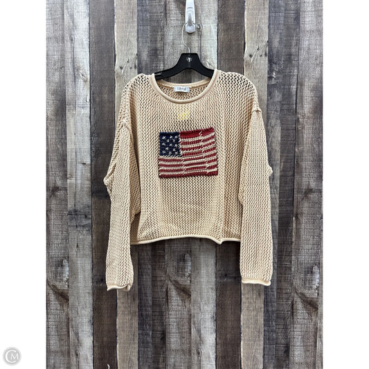 Sweater By Cme In Tan, Size: S