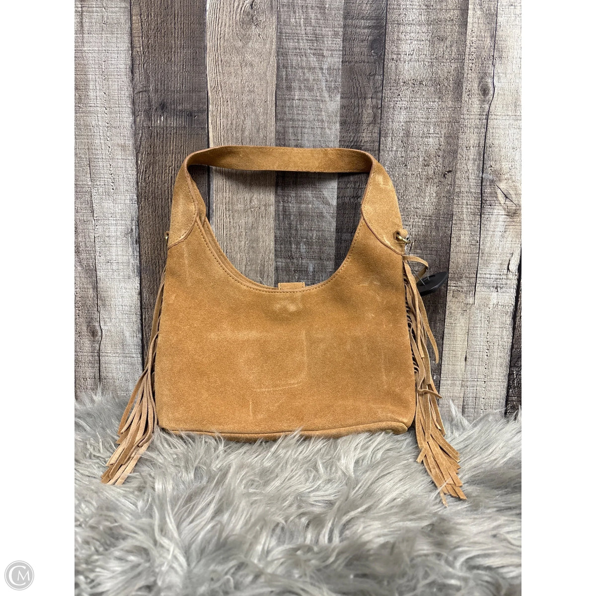 Handbag Leather By Cmf, Size: Small